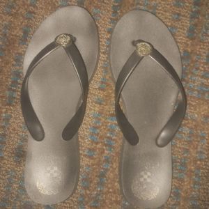 Vince Camuto Black Slides